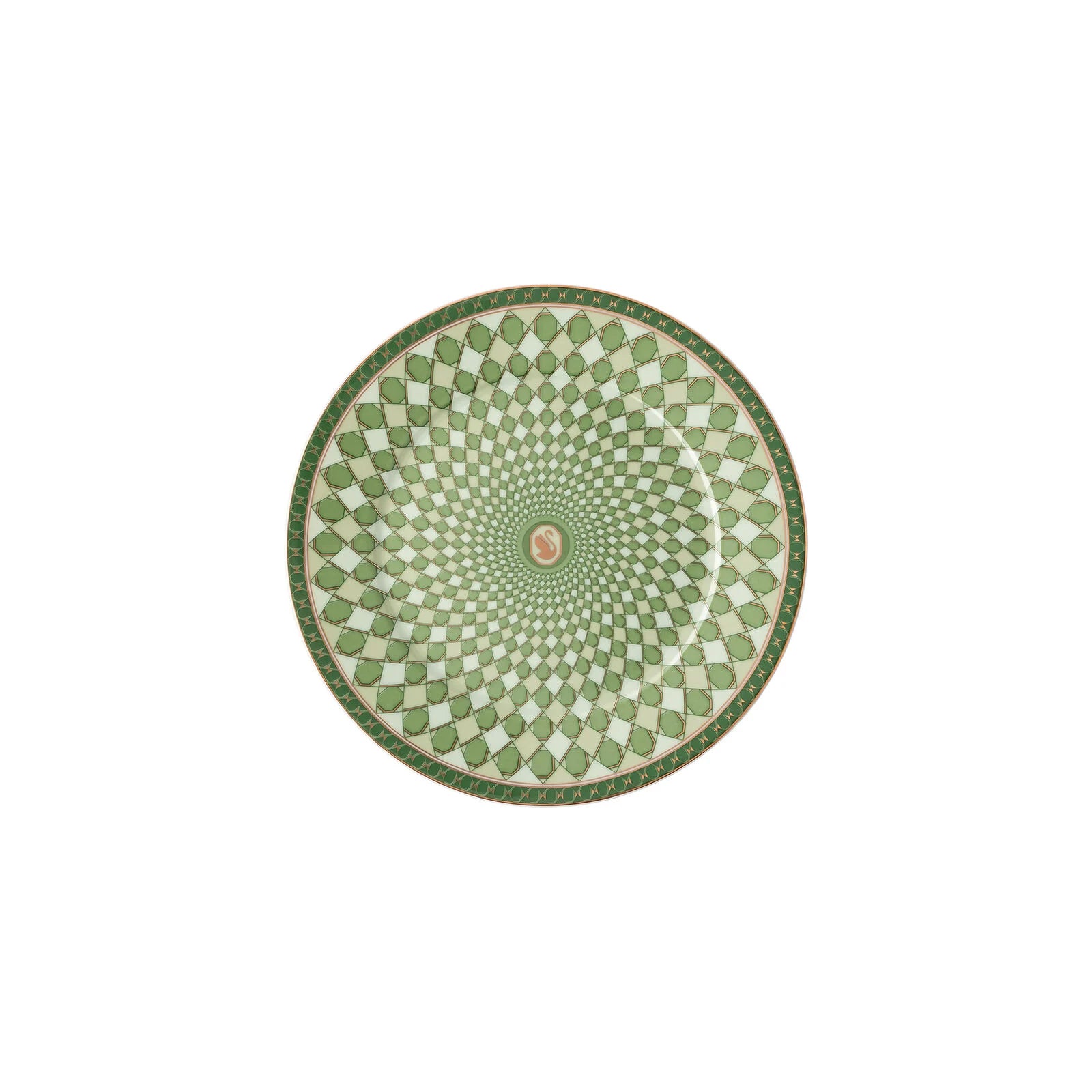 Swarovski Signum - Bread and Butter Plate-Green