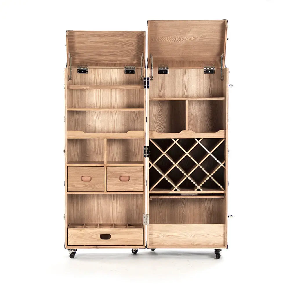 Sinclair Foldable Wine Cabinet