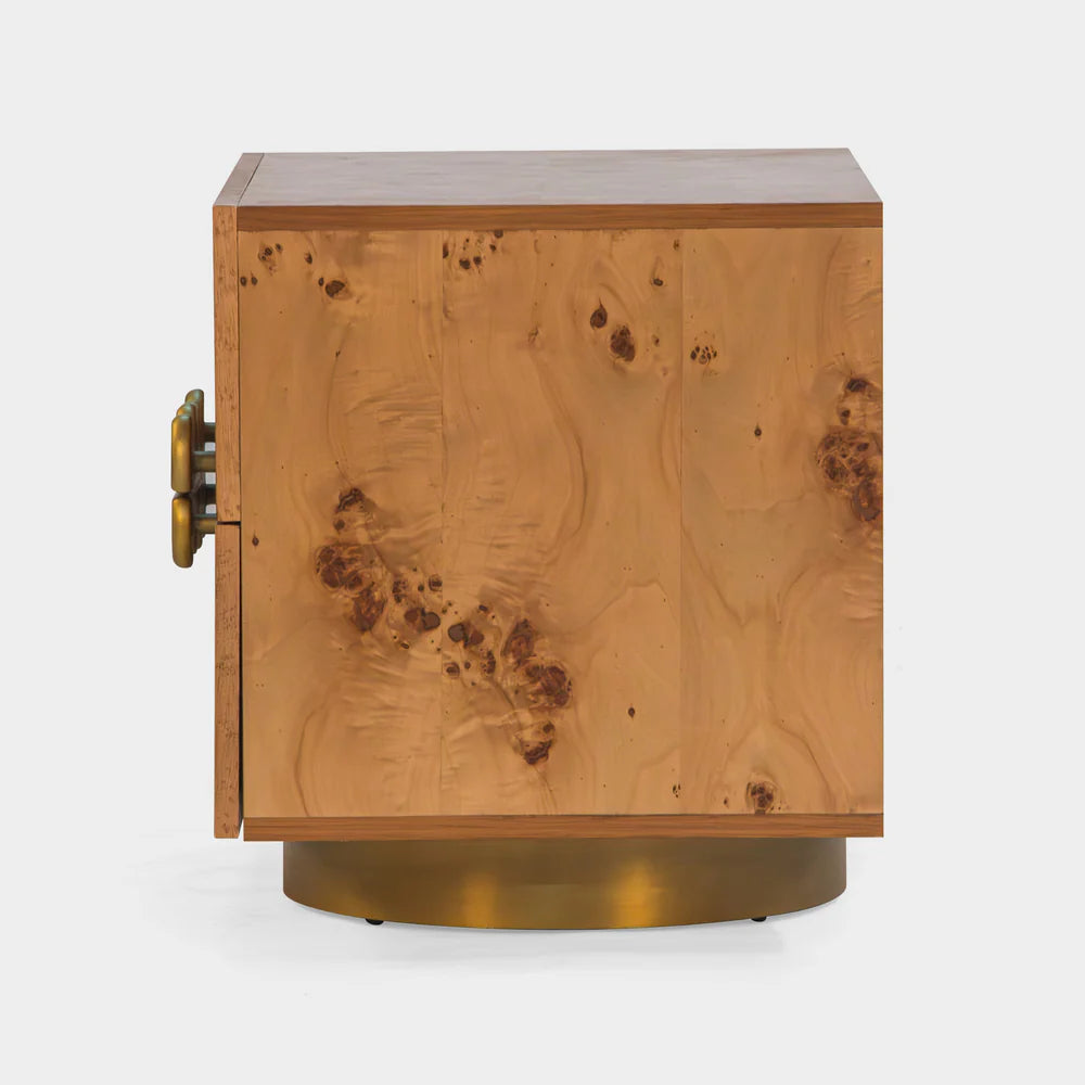 The Marbella Burl Nightstand
