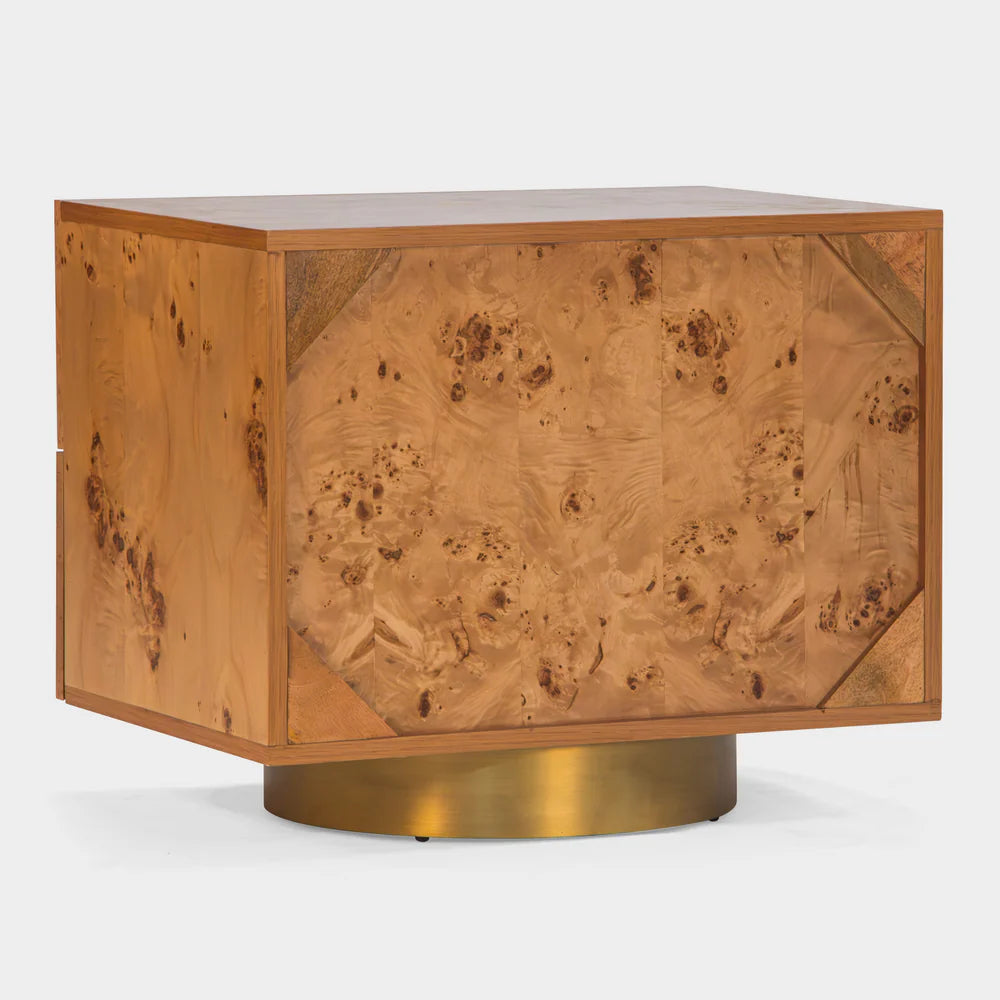 The Marbella Burl Nightstand