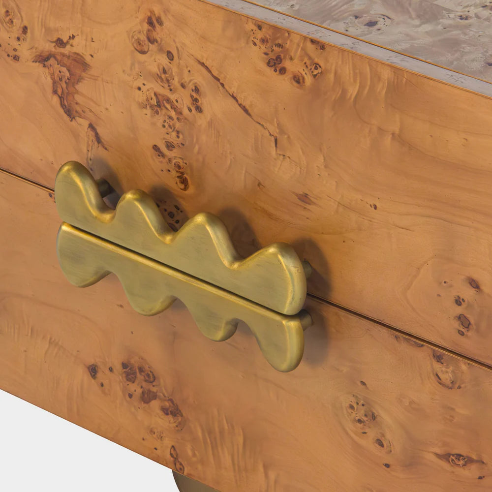The Marbella Burl Nightstand