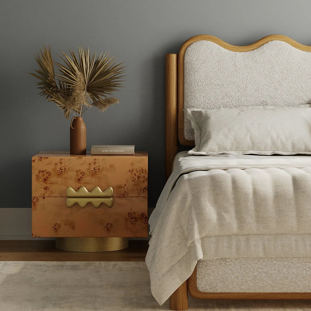 The Marbella Burl Nightstand
