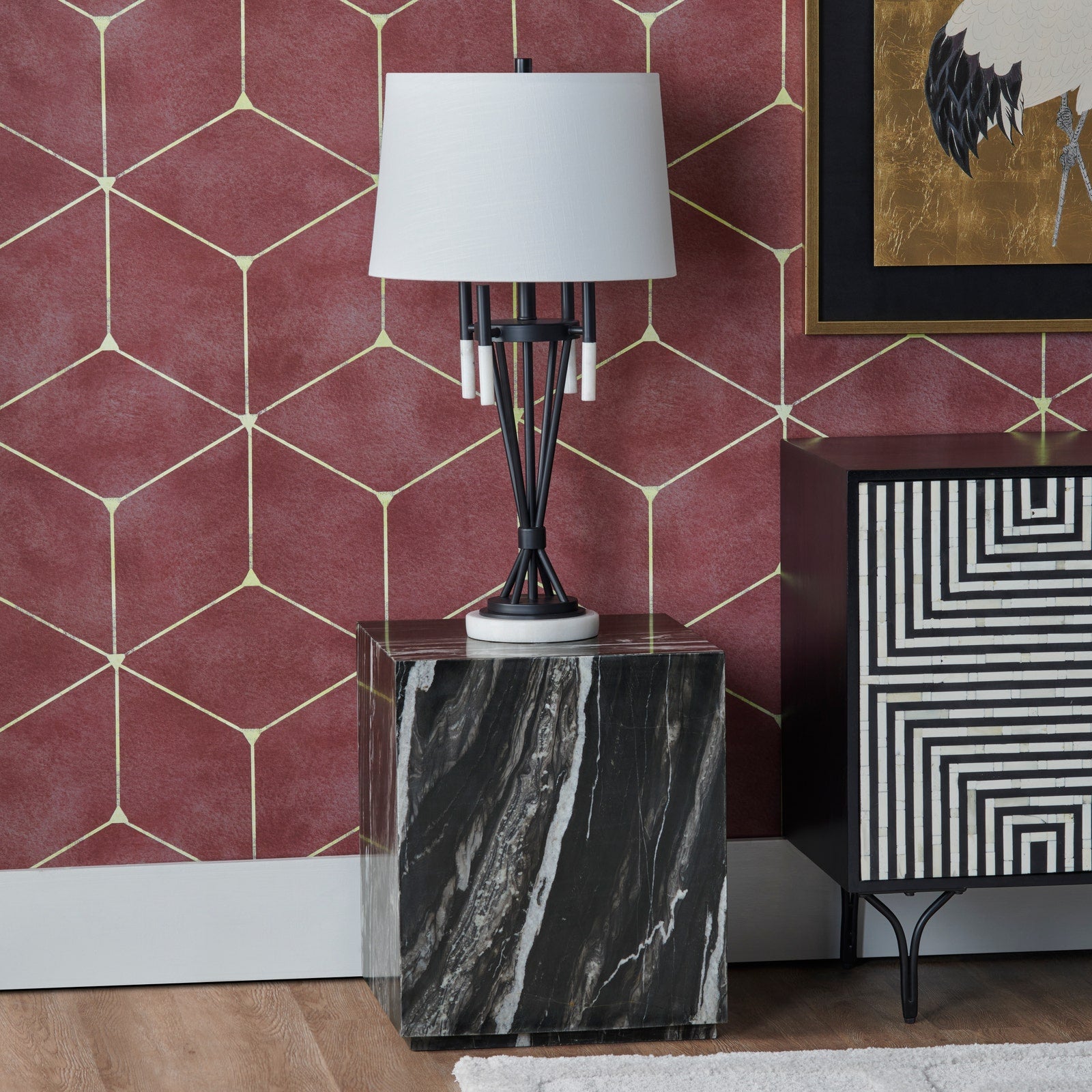 Midnight Monolith Side Table