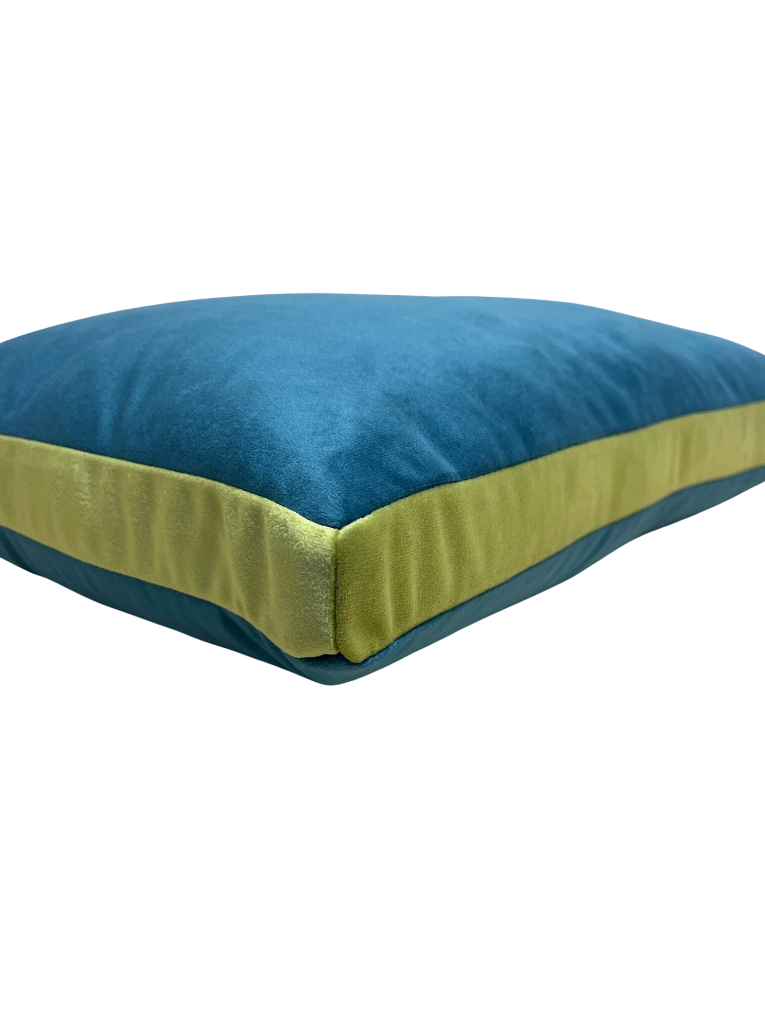 Azure Pavilion Velvet Pillow