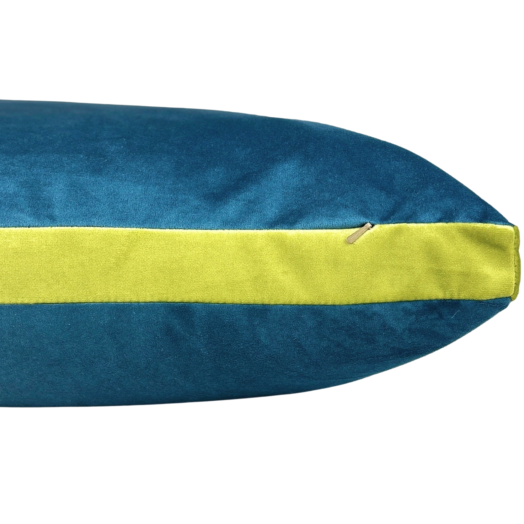 Azure Pavilion Velvet Pillow
