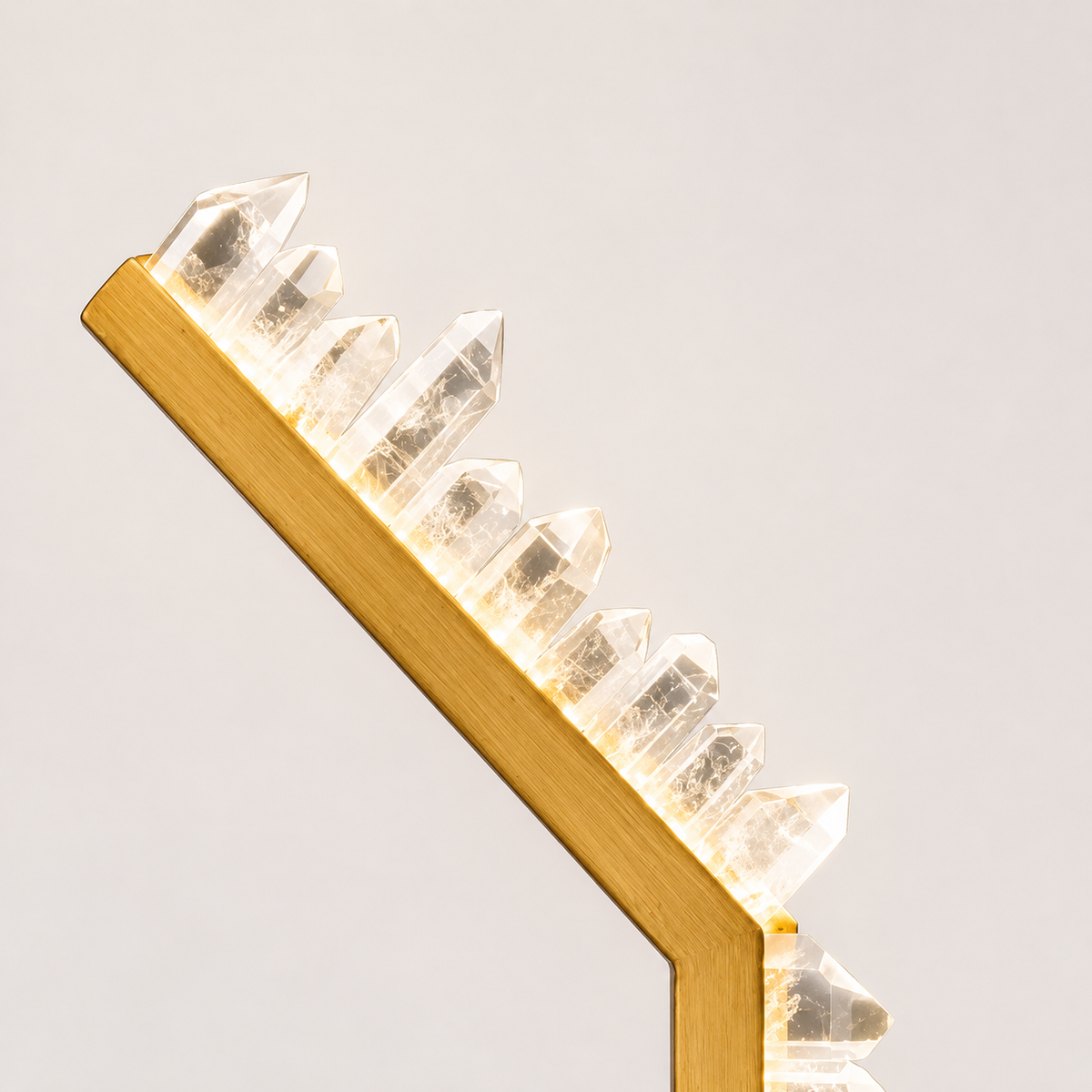 White Quartz Table Lamp