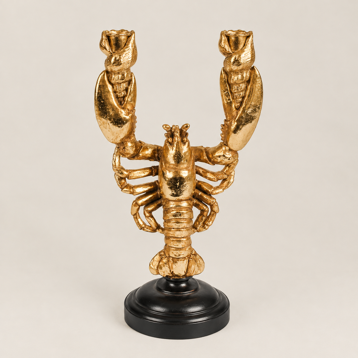 The Golden Lobster Candelabra