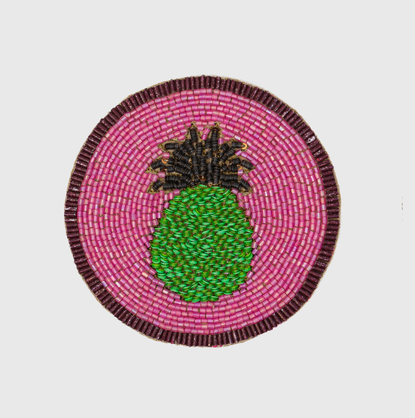 Pineapple Beaded Coasters