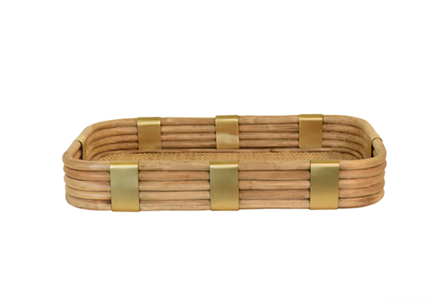 The Veranda Rattan Tray