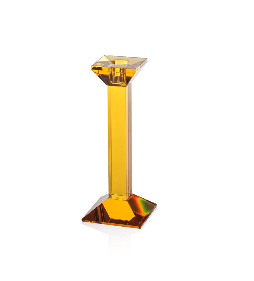 The Lucent Taper Holder Yellow