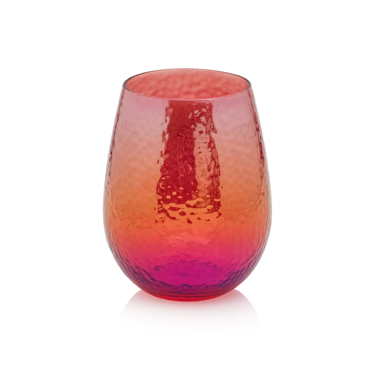 Aperitivo Stemless Stemless Glass- Red