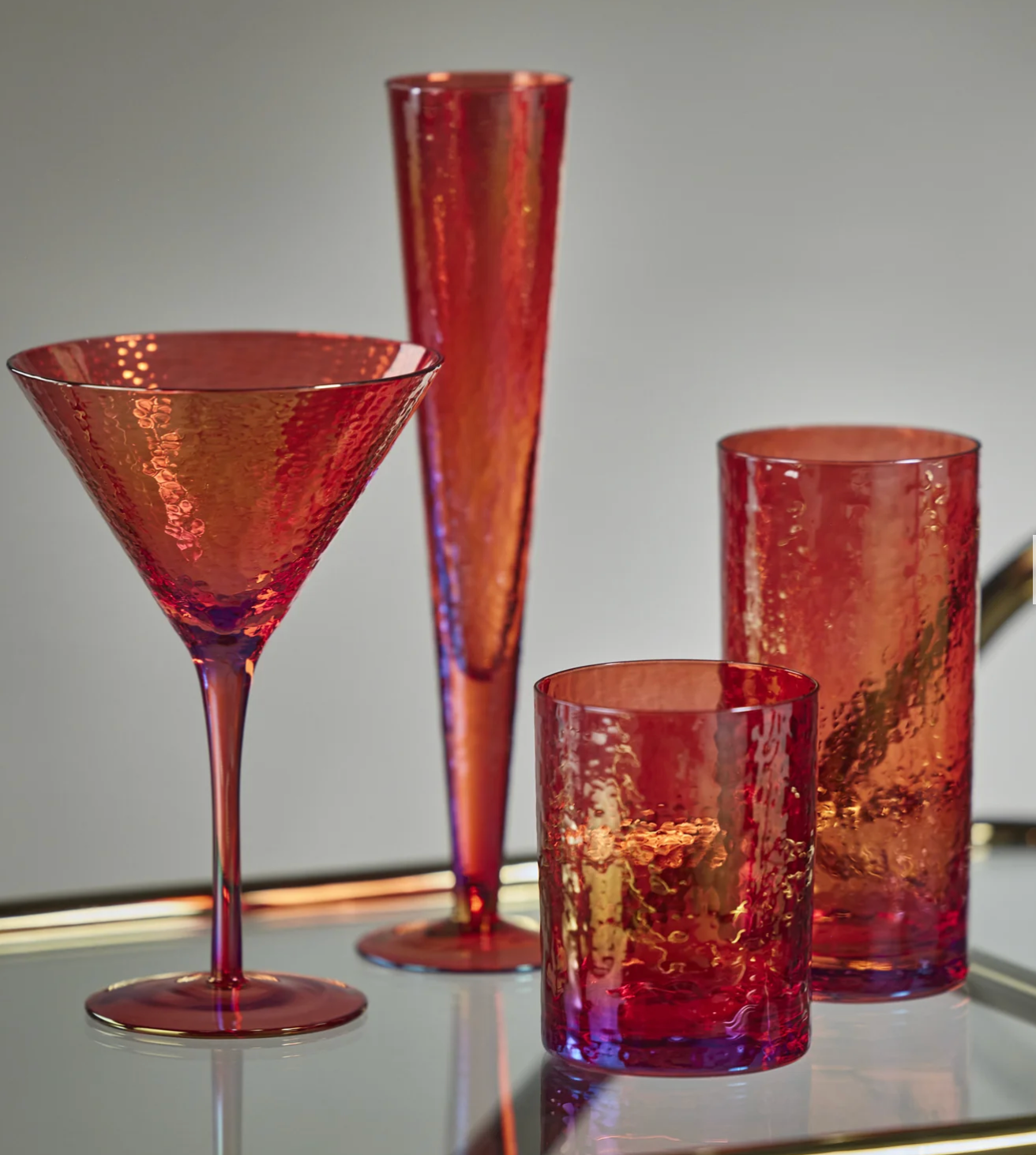 Aperitivo HighBall Glass- Red