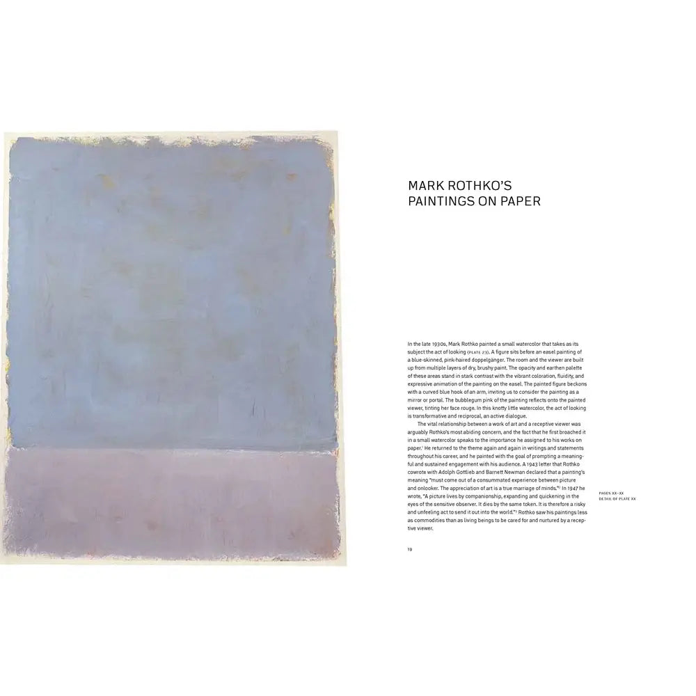 Mark Rothko: Paintings On PapeR