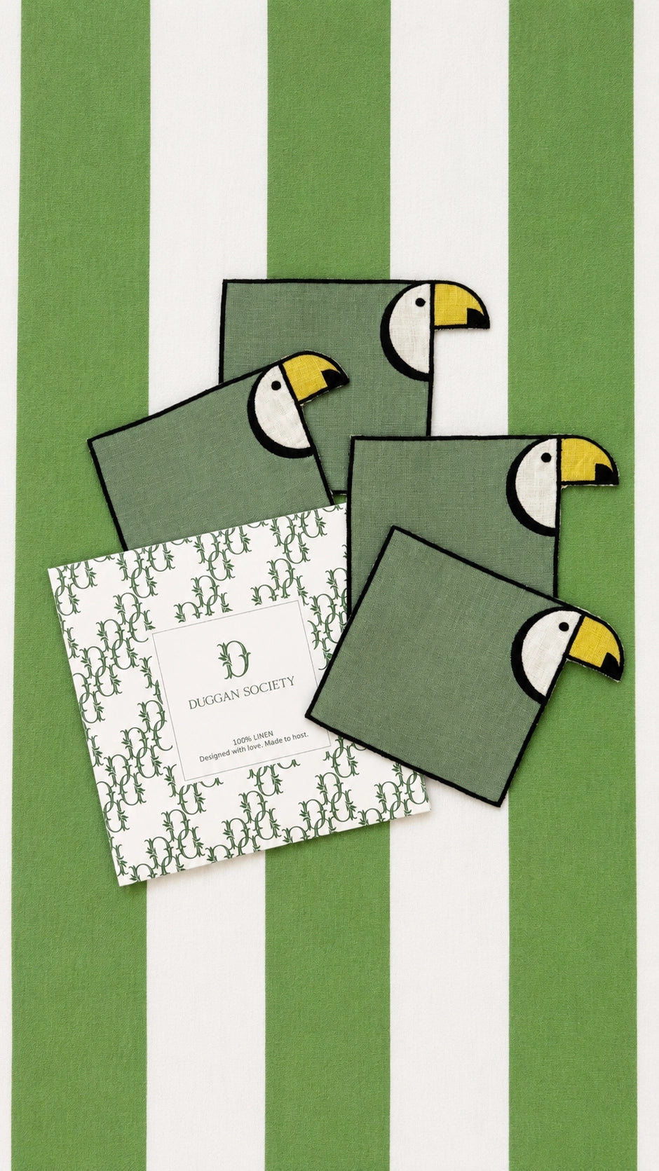Tucan Cocktail Napkin (Set of 4)