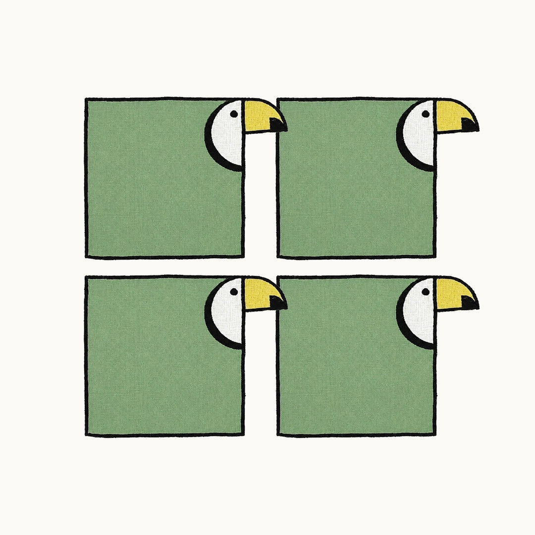 Tucan Cocktail Napkin (Set of 4)