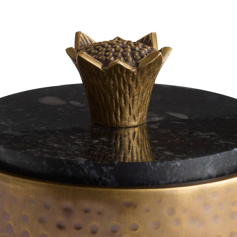 Black Marble Ice Bucket