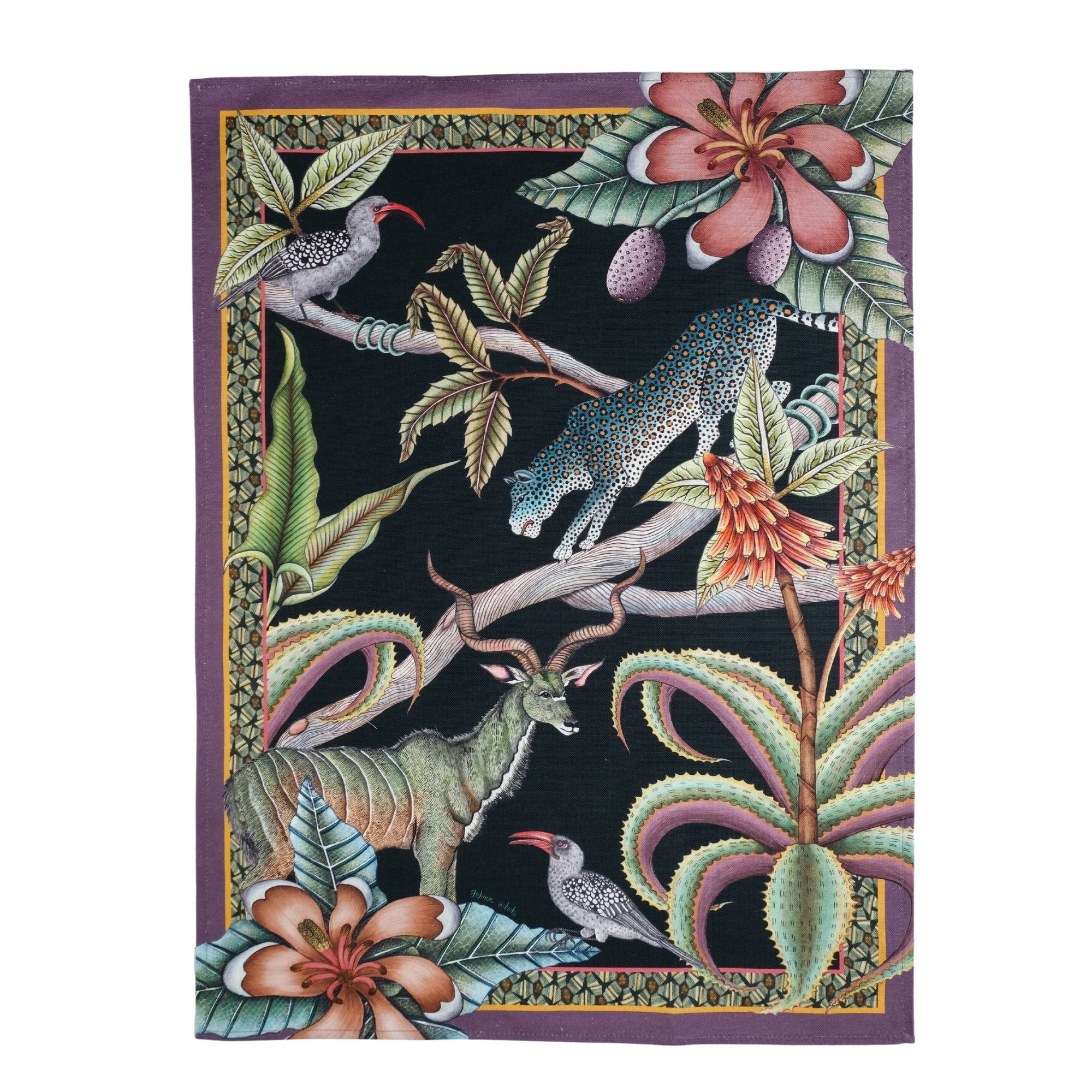 Nightfall Pangolin Tea Towel