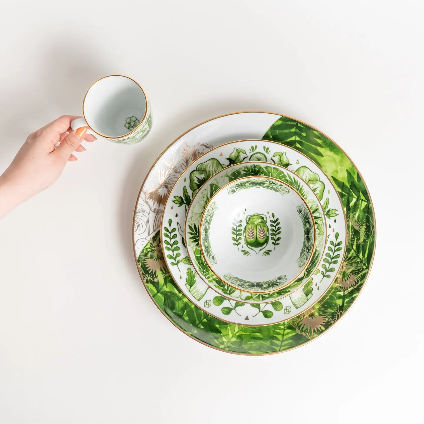 Green in the Tropics Plate