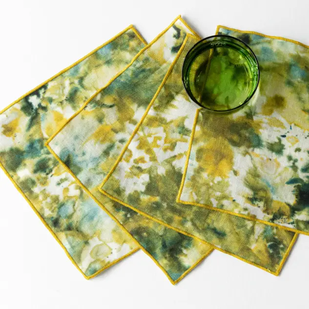 Marble & Moss Cocktail Napkin- Set of 4
