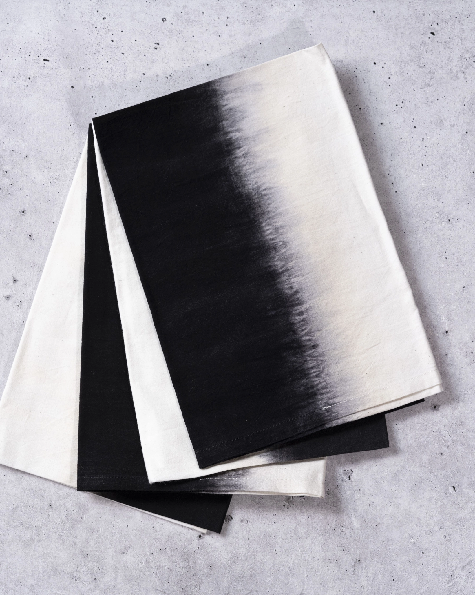 Fade to Black Table Linen Napkins