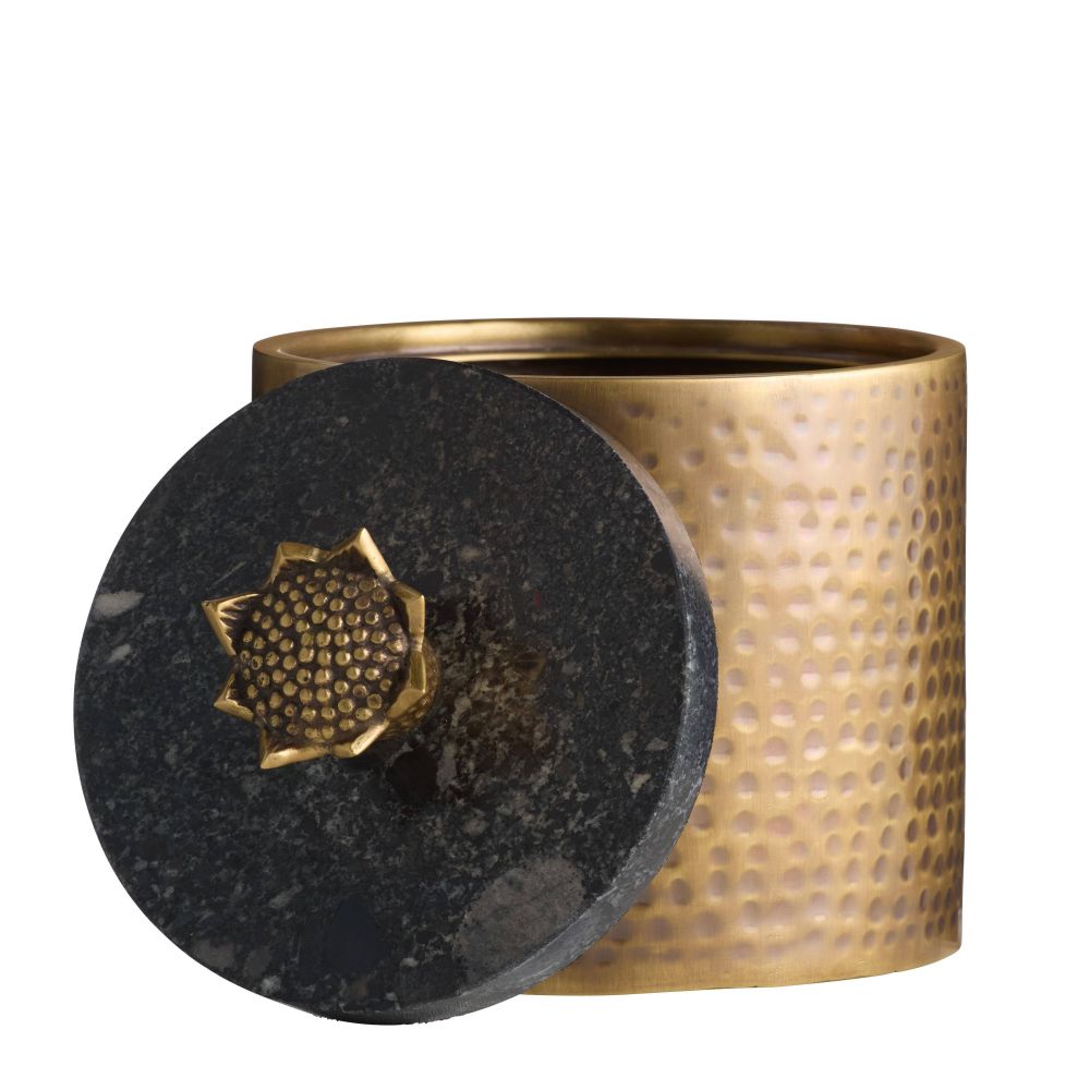 Black Marble Ice Bucket