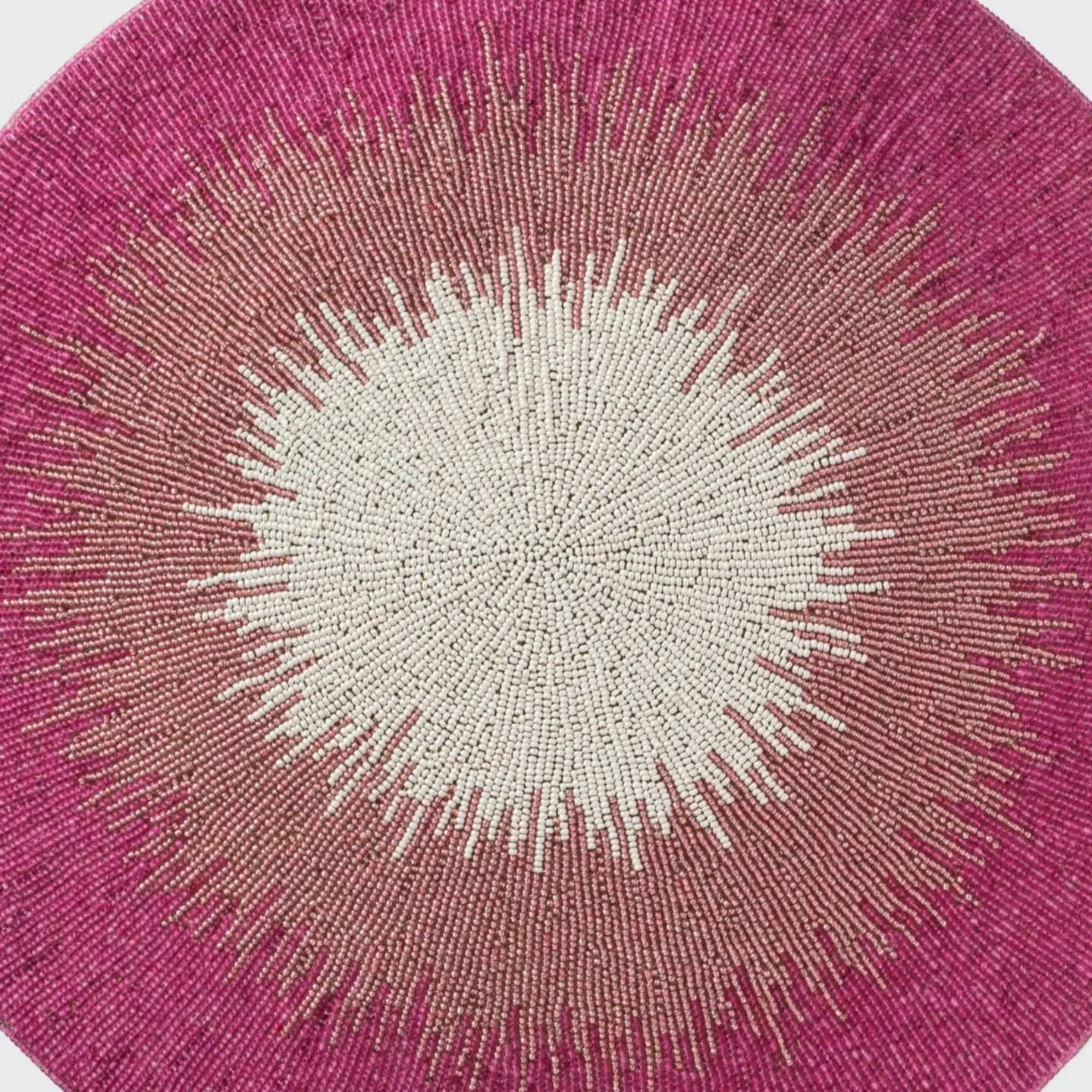 Rose Parade Beaded Placemat