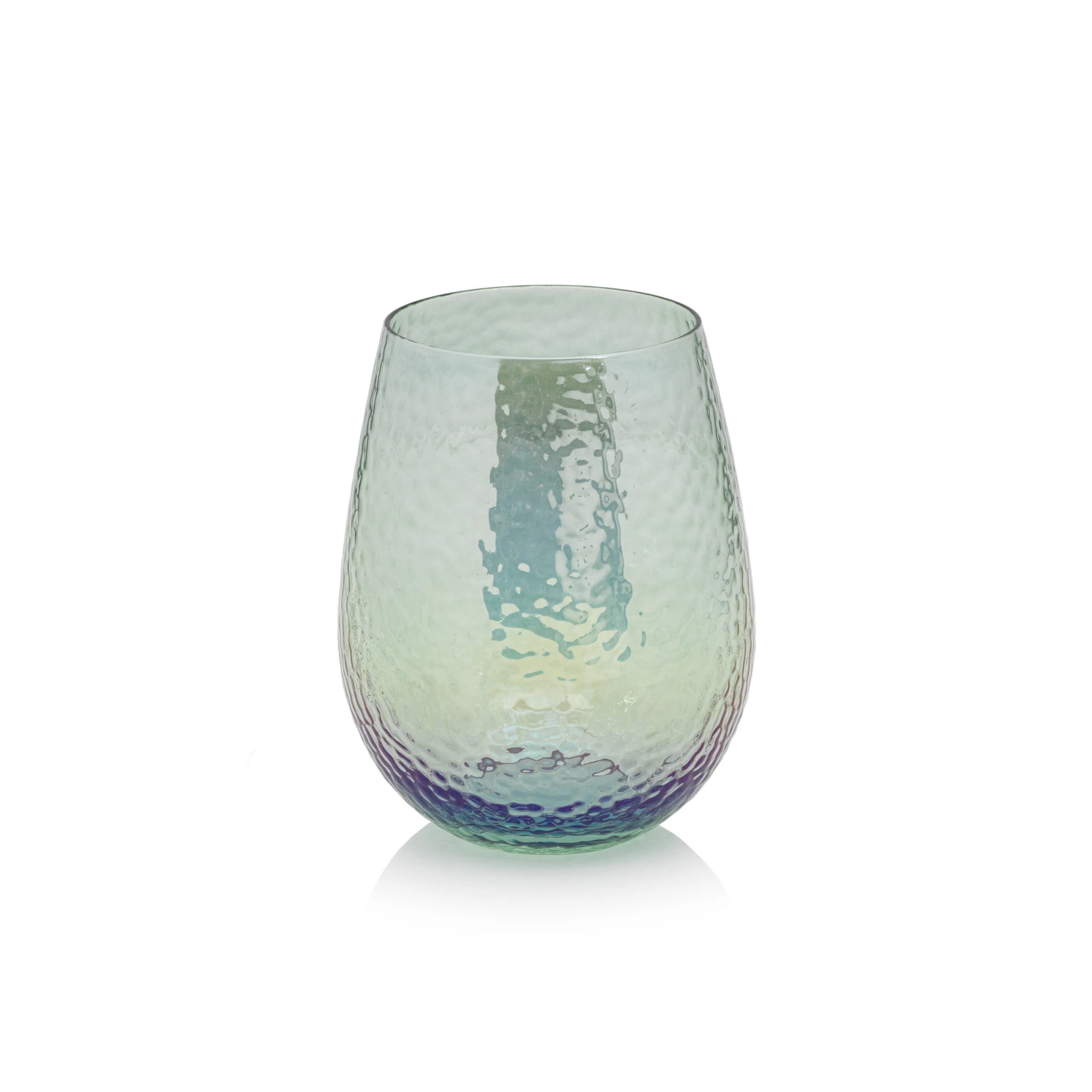 Luster Blue Aperitivo Stemless Glass