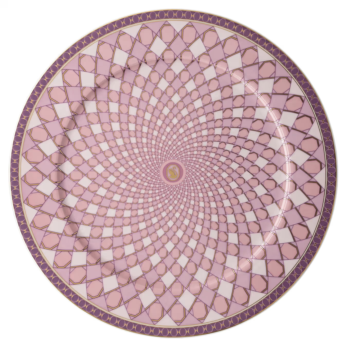 Swarovski Signum - Service Plate Pink