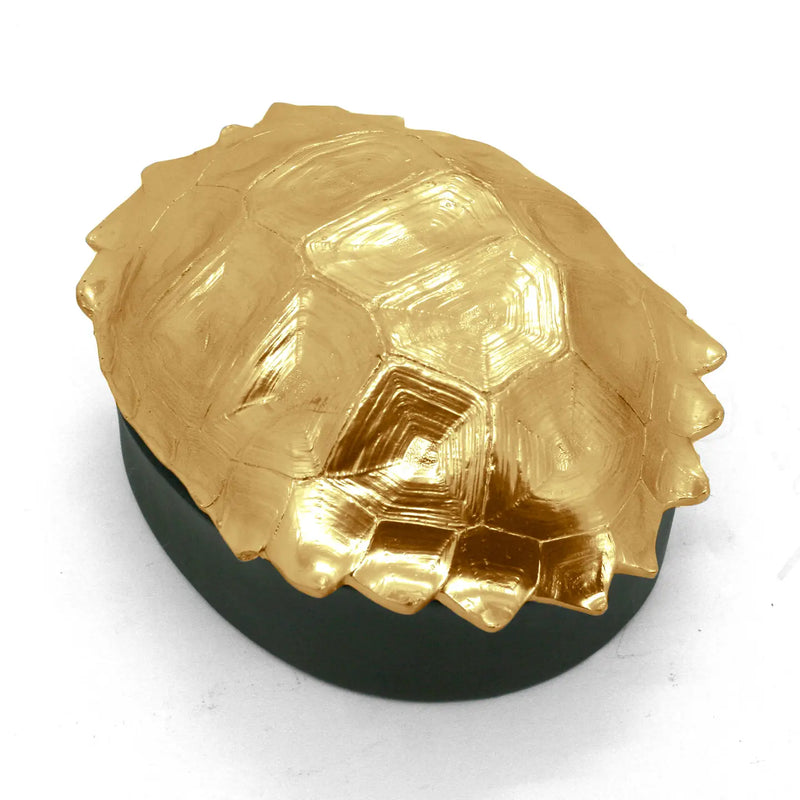 Gold Turtle Shell Box