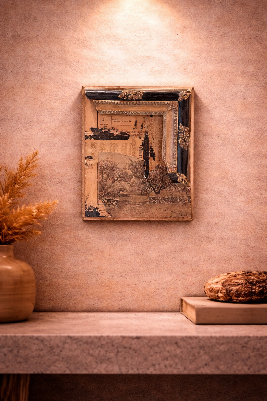 Antique Frame Landscape — Art