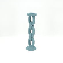 Large Blue Bead Candle Holder