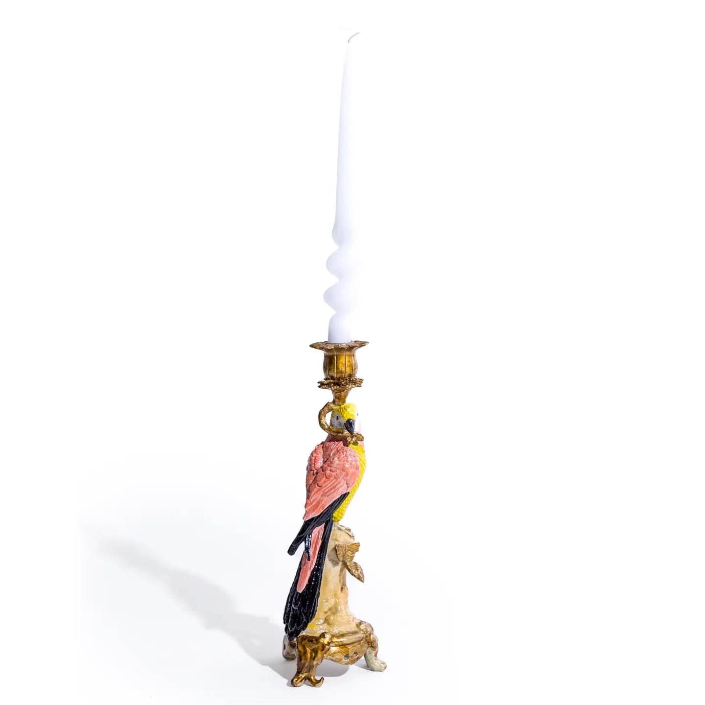 Parrot Society Candlestick