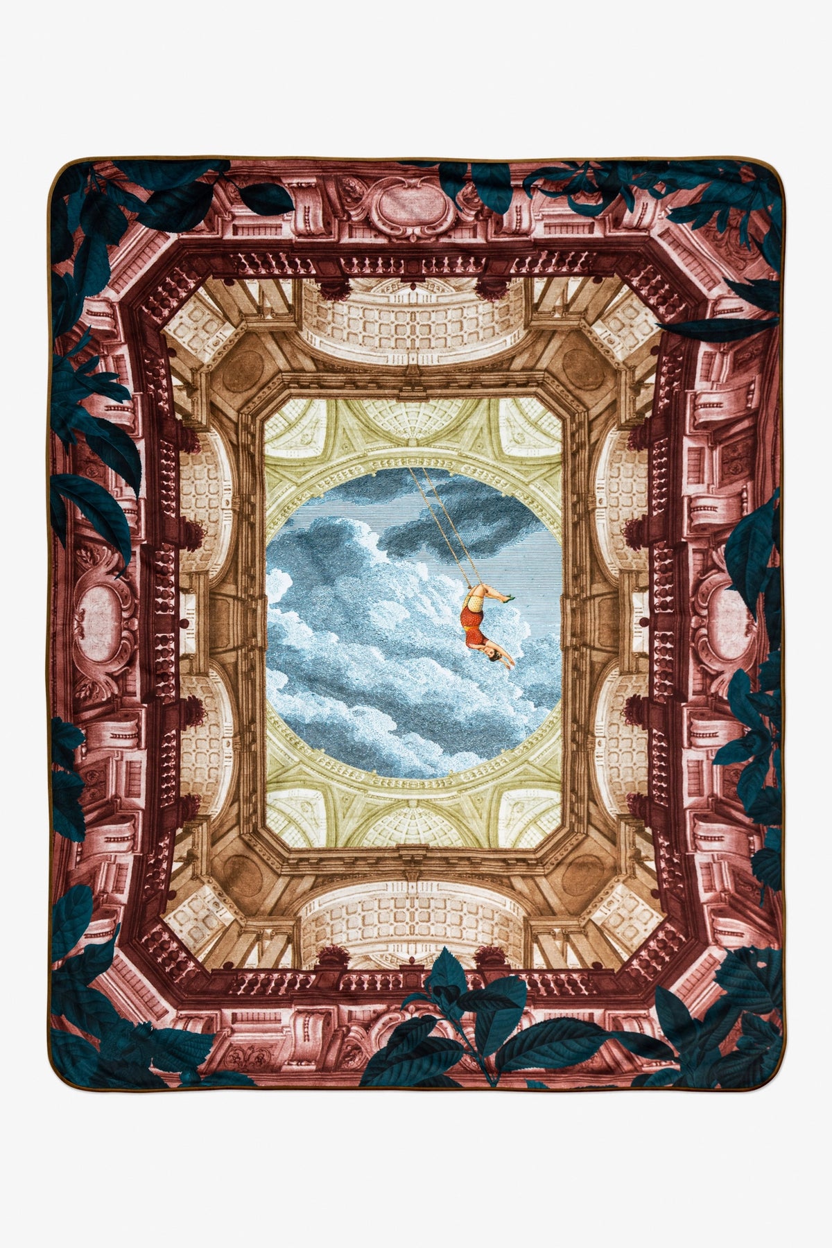 Velvet, Flying Acrobat Throw Blanket