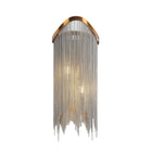 2-Light Brass Wall Sconce