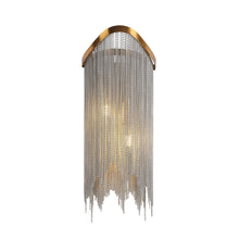 2-Light Brass Wall Sconce