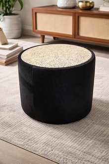 Savane Shagreen Drum Table