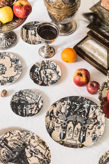 Pompei Set of 6 Porcelain Bread Plates