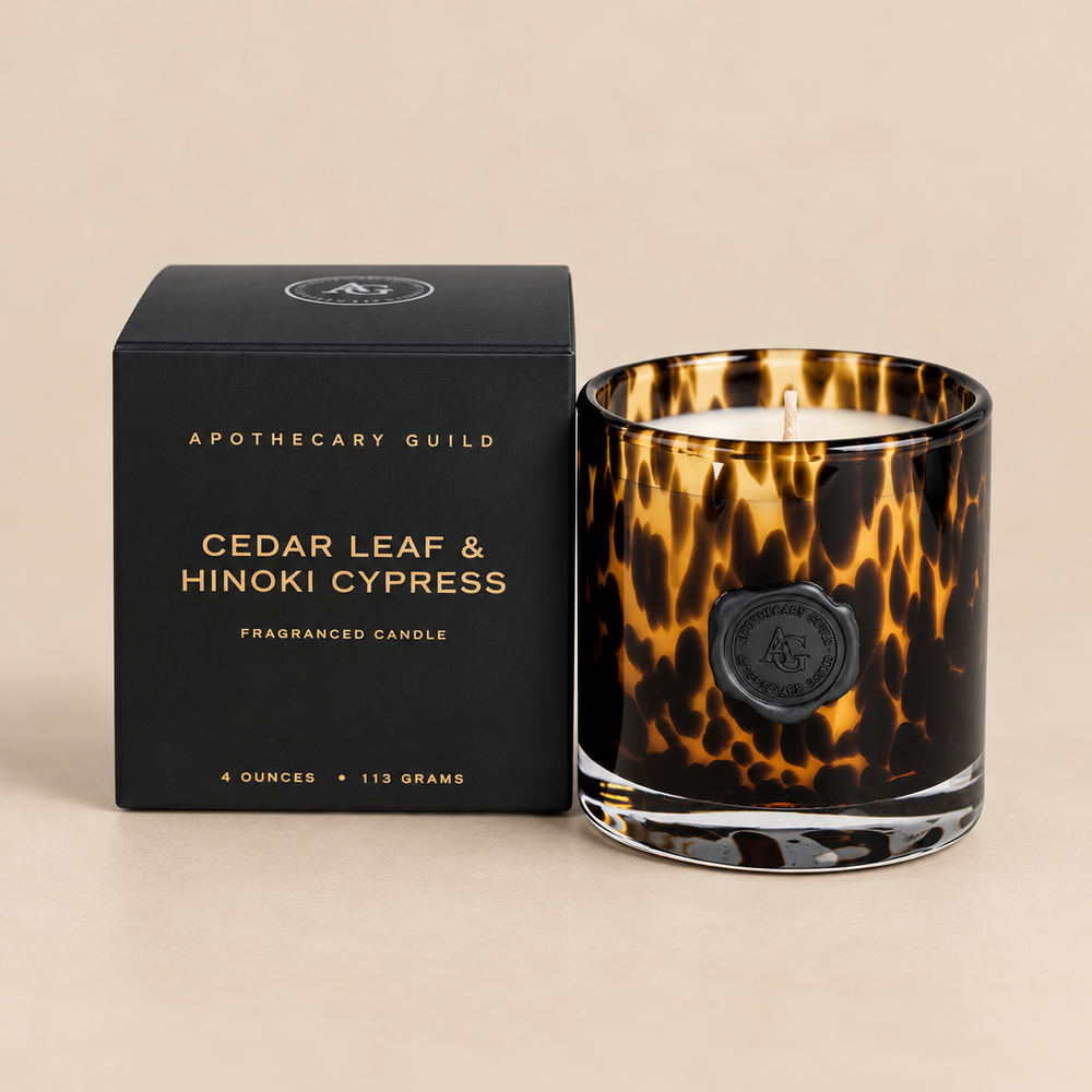 Midnight Opal Glass Mini Candle Jar in Gift Box