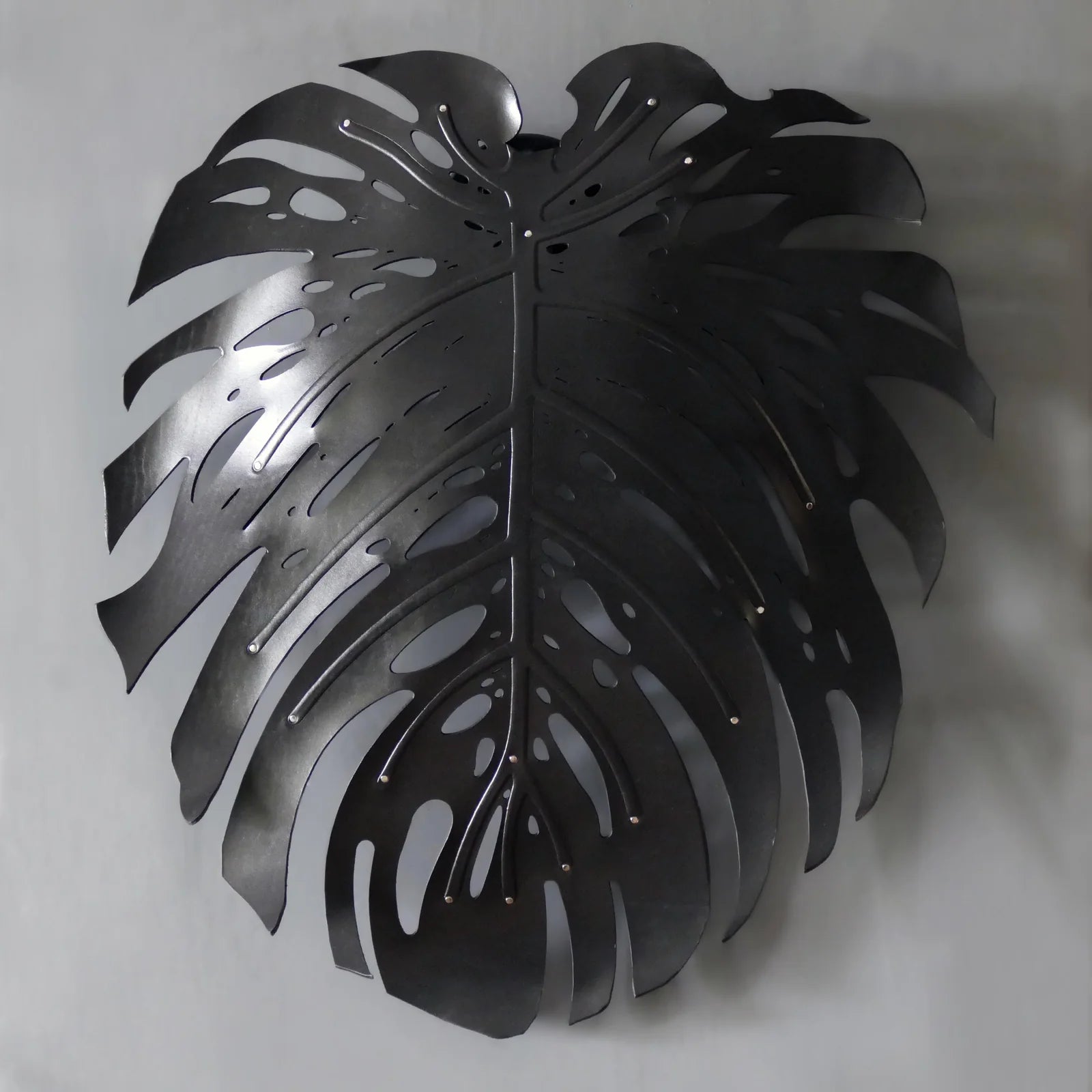 Monstera Leather Wall Sconce
