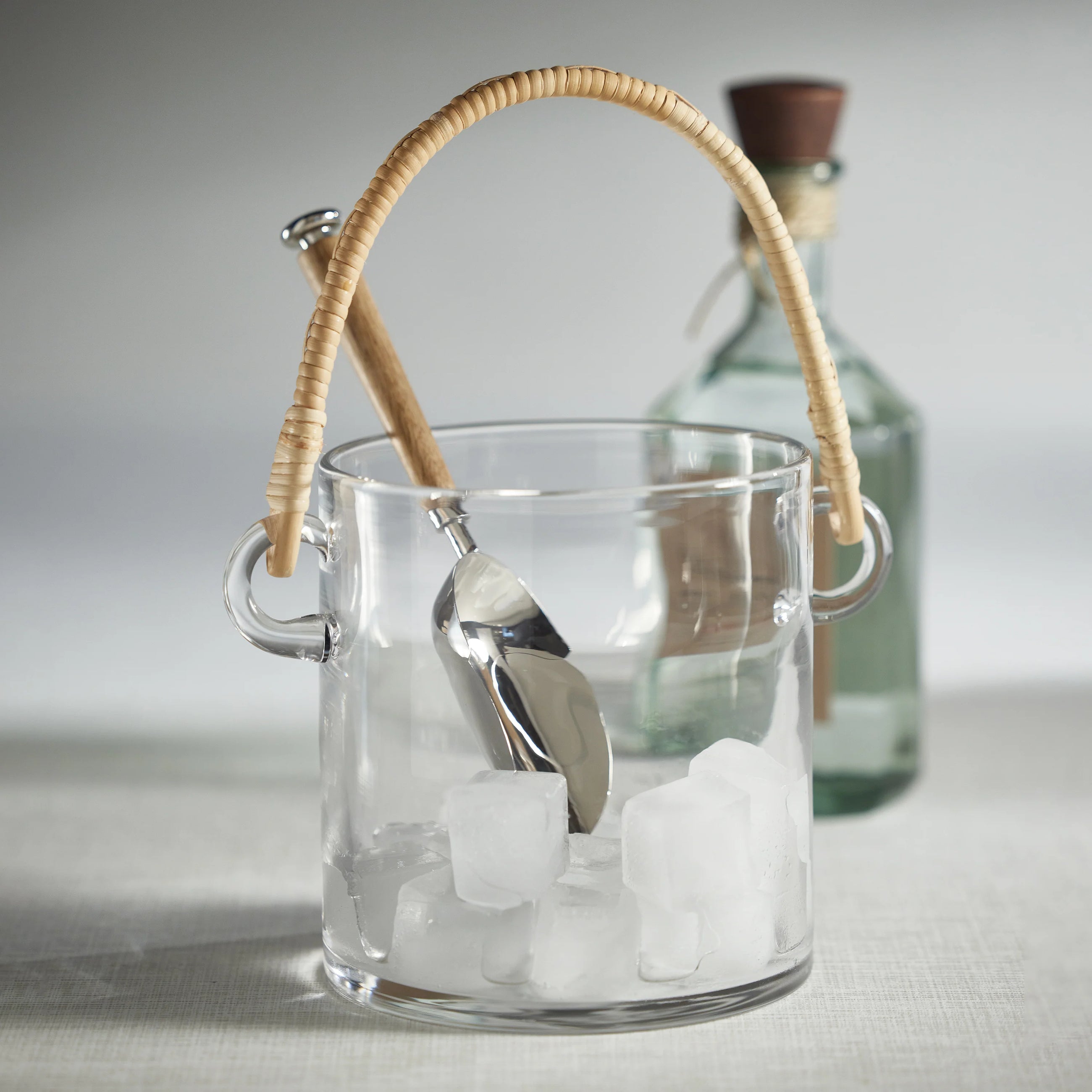 Marina Rattan Ice Bucket