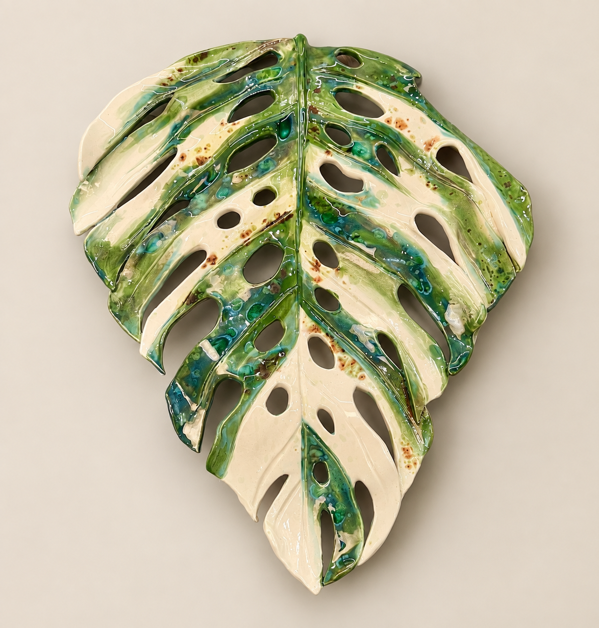 The Monstera Oasis Tray Large