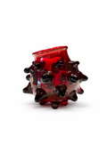 Dot Dot Bud Vase -Rockstar Red