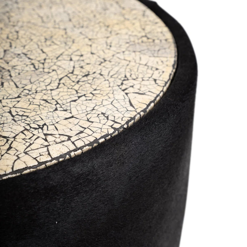 Savane Shagreen Drum Table