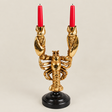 The Golden Lobster Candelabra