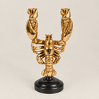 The Golden Lobster Candelabra