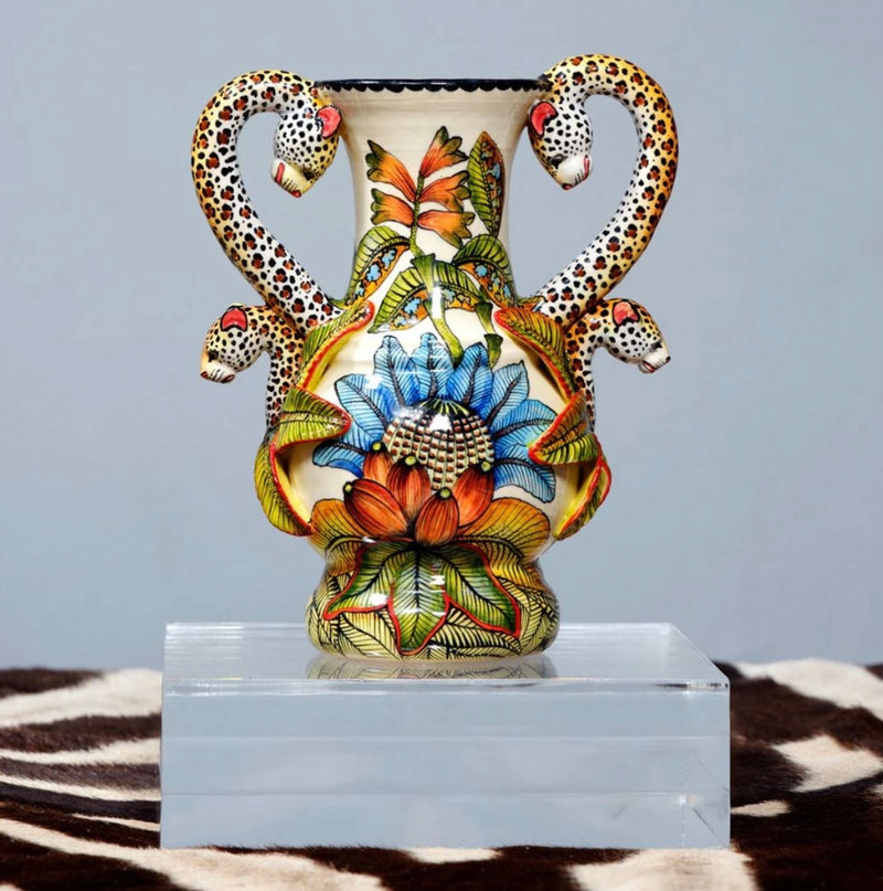 Ardmore Ceramic Art - Leopard Vase