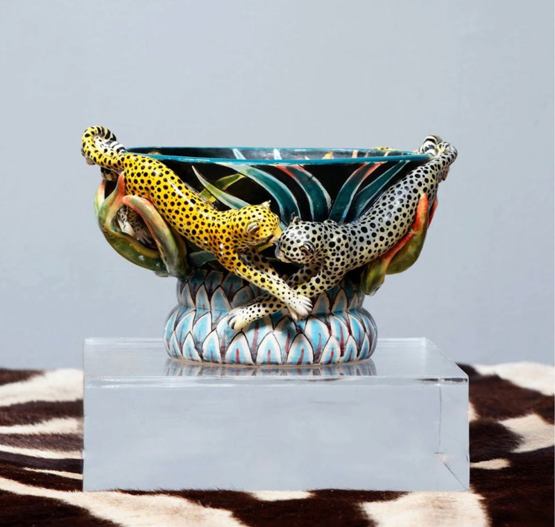 Ardmore Ceramic Art - Leopard Bowl