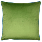 The Soft Focus Velvet Pillow Lime