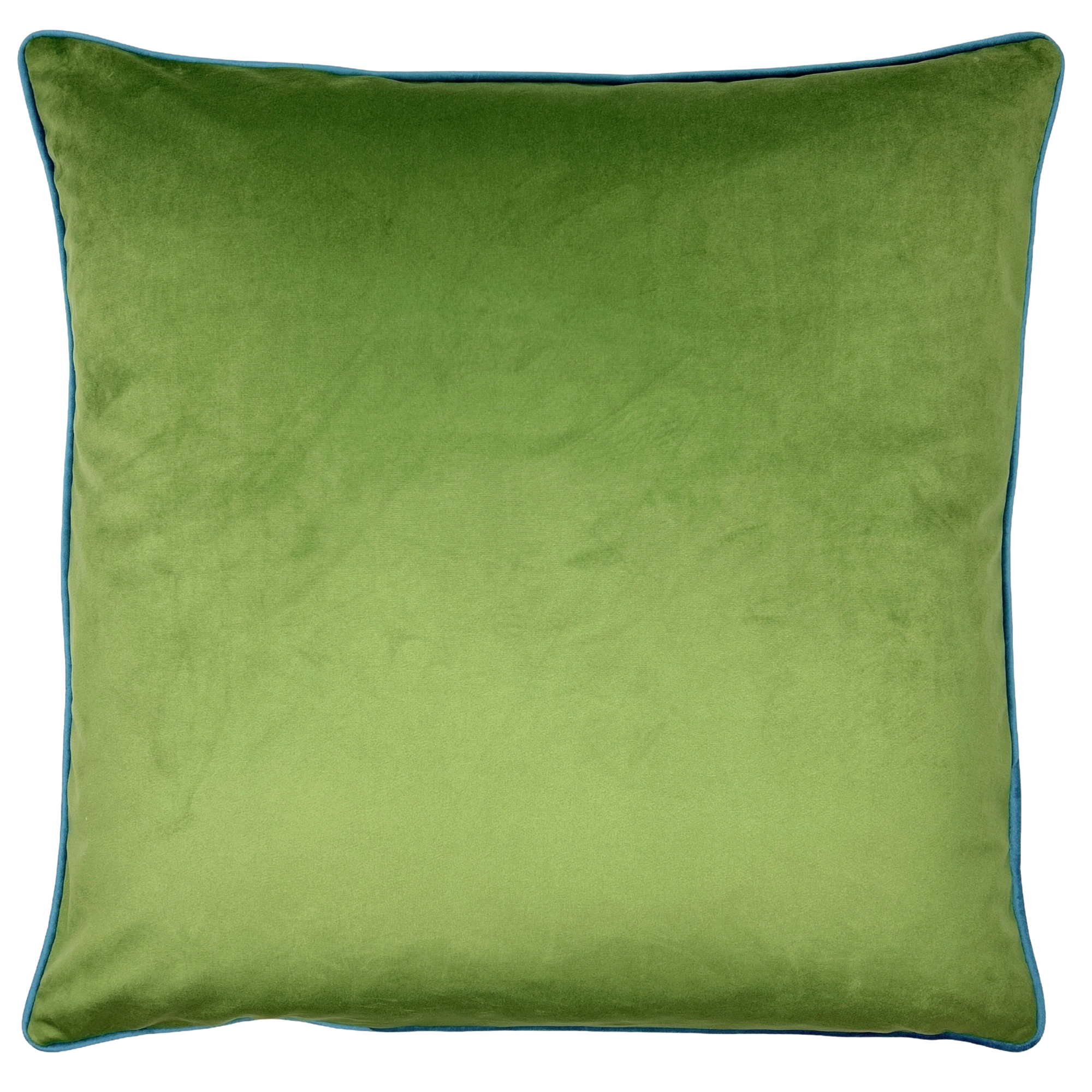 The Soft Focus Velvet Pillow Lime
