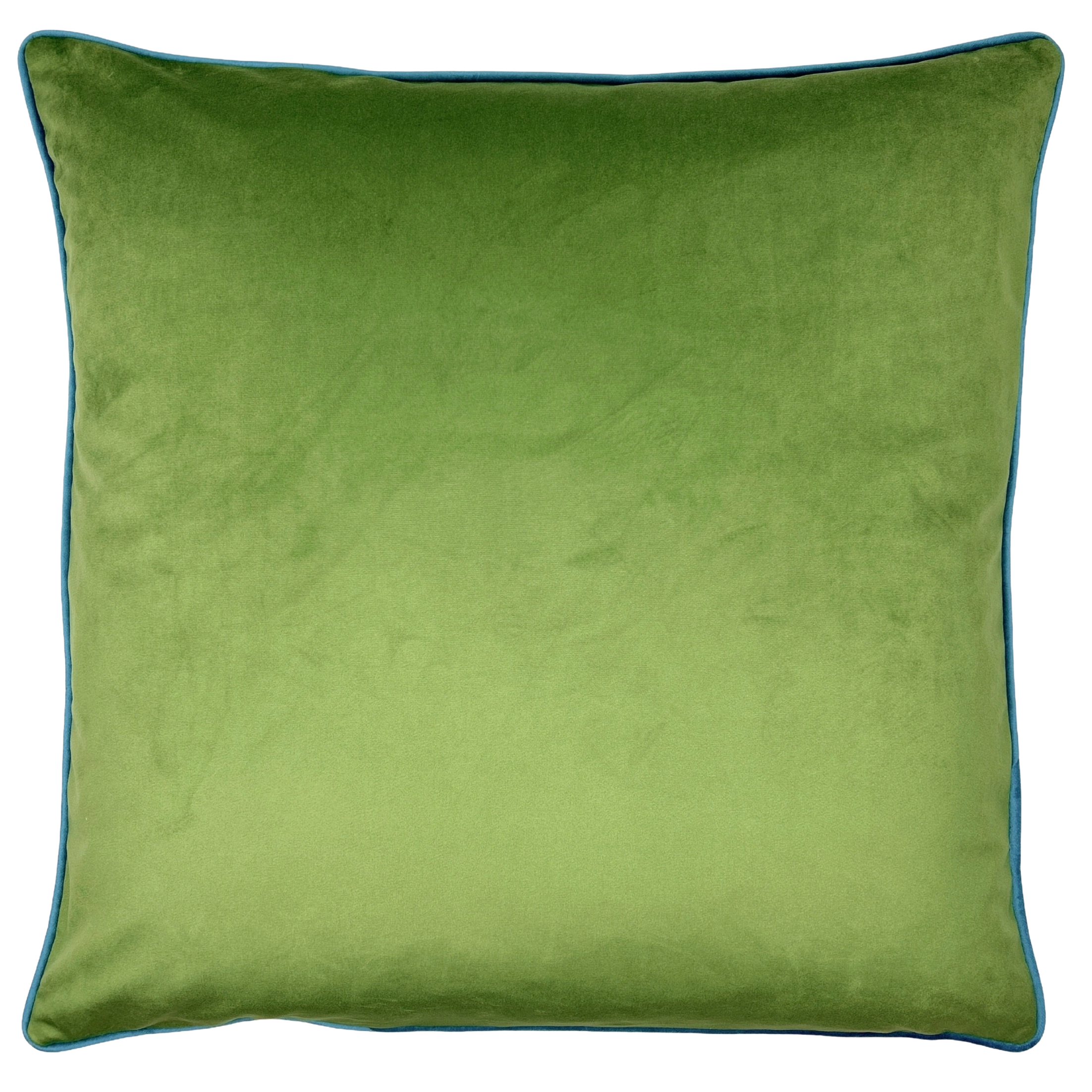 The Soft Focus Velvet Pillow Lime